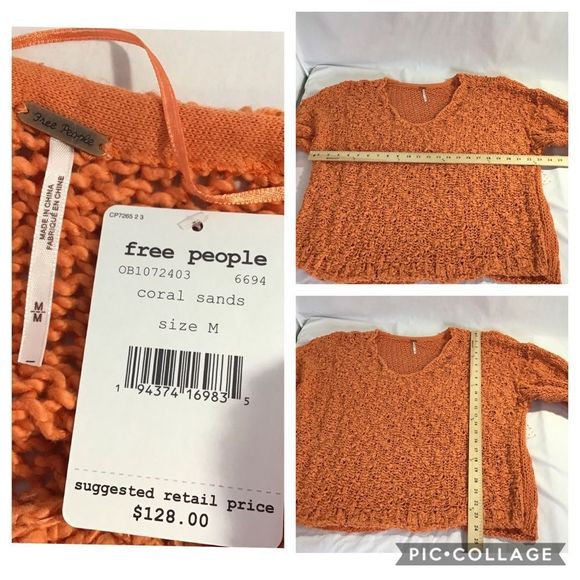New Free People Sunday Shore Pullover Sweater - Picture 6 of 7